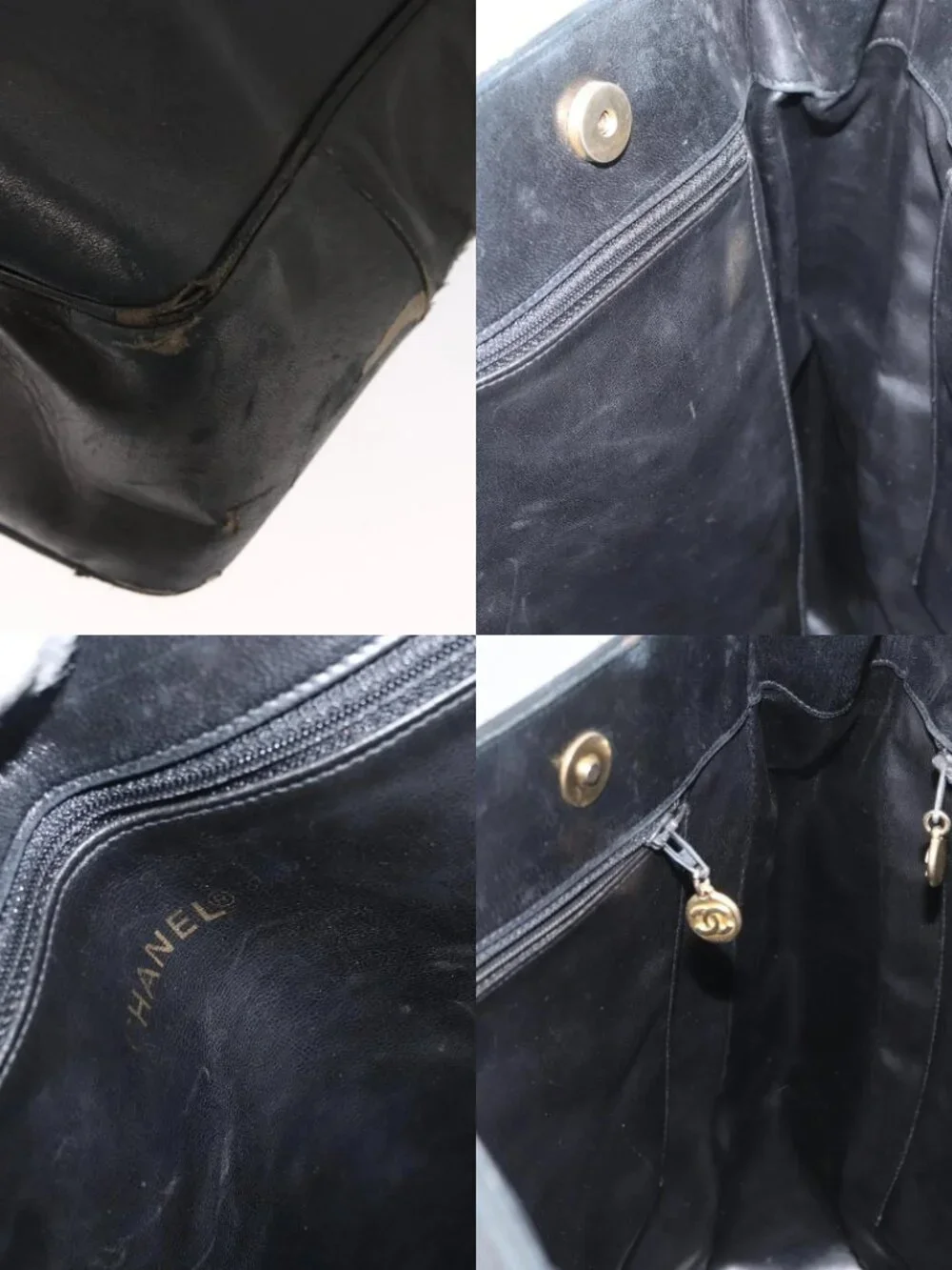CHANEL brand	chanel color	black